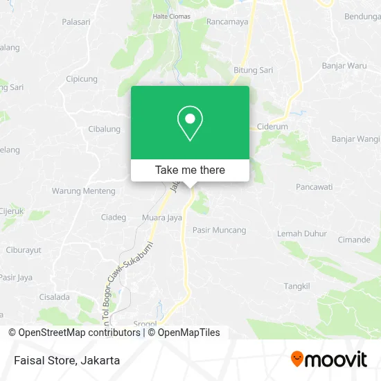 Faisal Store map