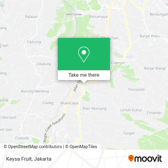 Keysa Fruit map