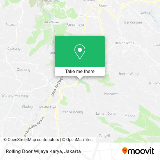Rolling Door Wijaya Karya map