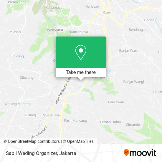 Sabil Weding Organizer map
