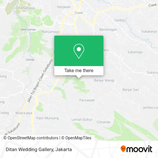 Ditan Wedding Gallery map