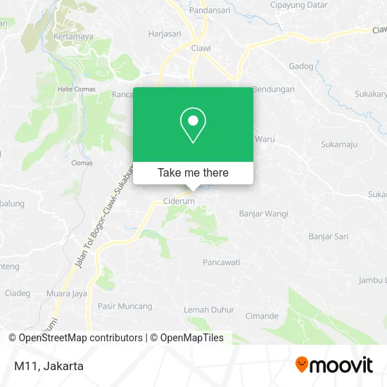 M11 map