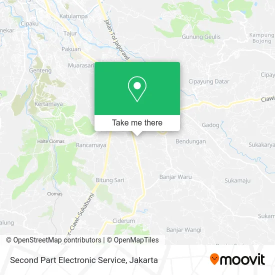 Second Part Electronic Service map