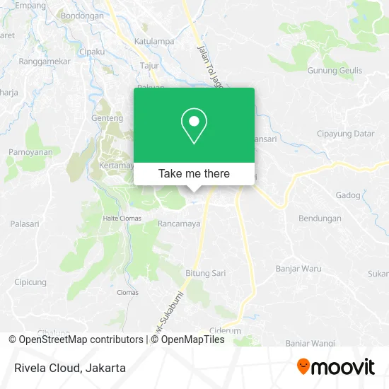 Rivela Cloud map