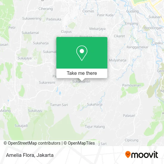 Amelia Flora map