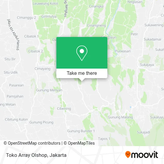 Toko Array Olshop map