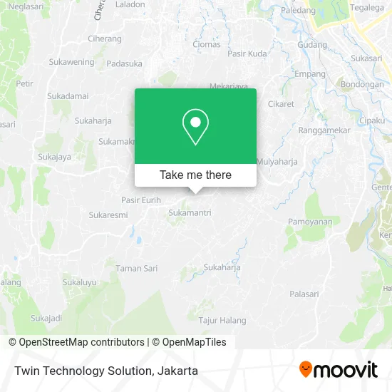 Twin Technology Solution map