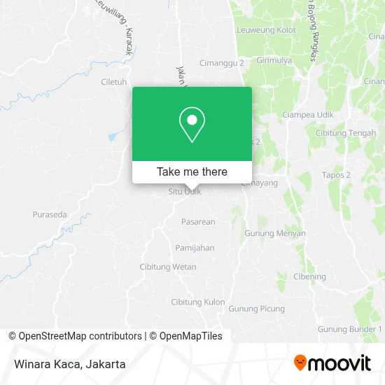 Winara Kaca map