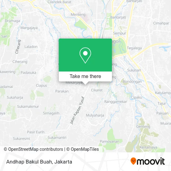 Andhap Bakul Buah map