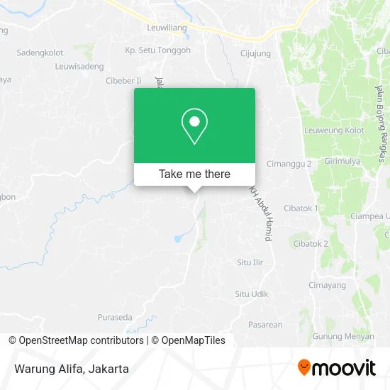 Warung Alifa map