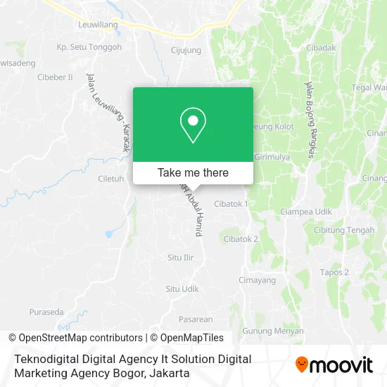 Teknodigital Digital Agency It Solution Digital Marketing Agency Bogor map