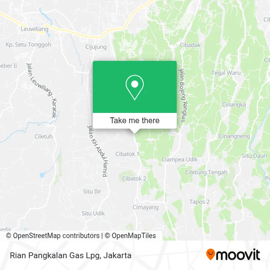 Rian Pangkalan Gas Lpg map