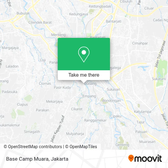 Base Camp Muara map