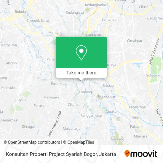 Konsultan Properti Project Syariah Bogor map