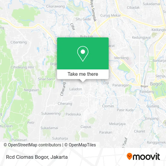 Rcd Ciomas Bogor map