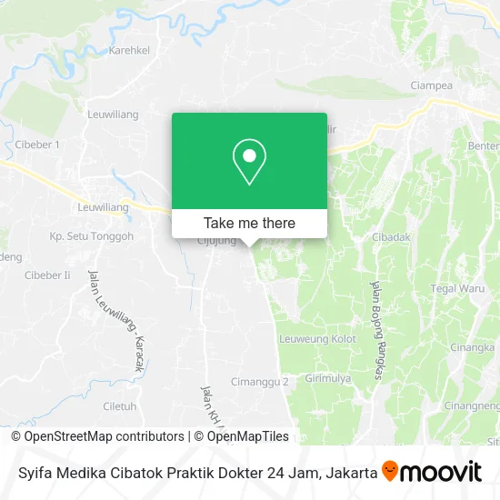 Syifa Medika Cibatok Praktik Dokter 24 Jam map