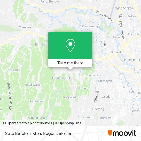 Soto Barokah Khas Bogor map