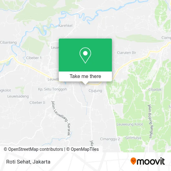 Roti Sehat map
