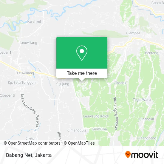 Babang Net map