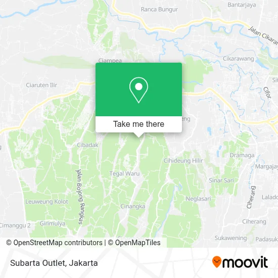 Subarta Outlet map