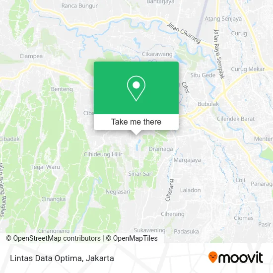 Lintas Data Optima map