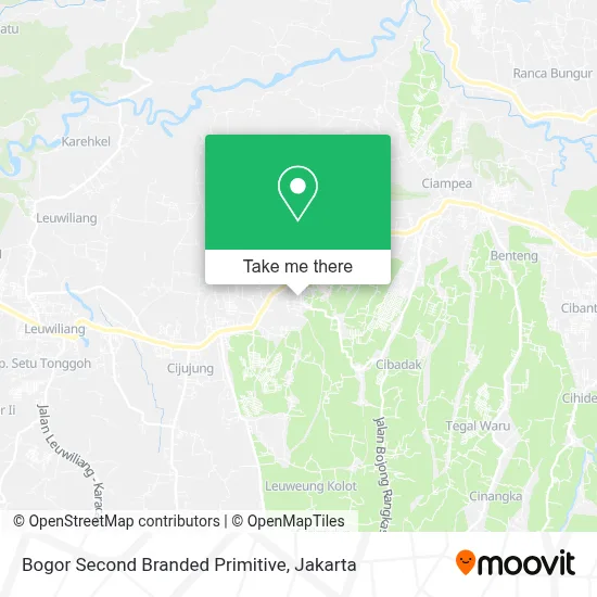 Bogor Second Branded Primitive map