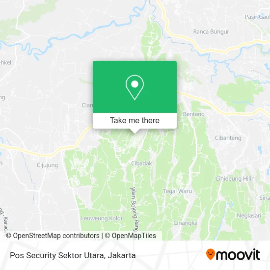 Pos Security Sektor Utara map