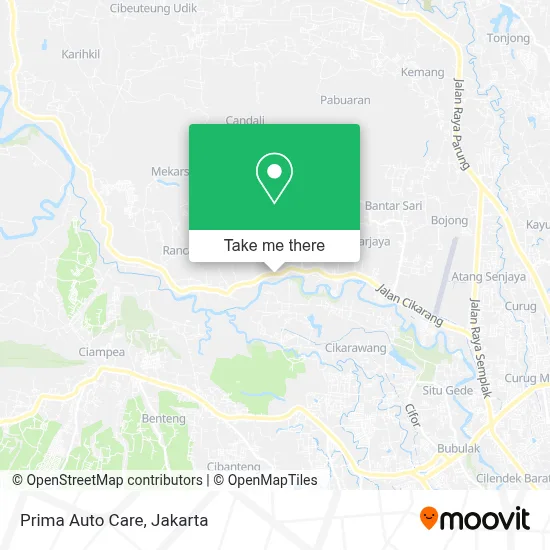 Prima Auto Care map