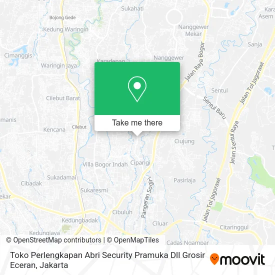 Toko Perlengkapan Abri Security Pramuka Dll Grosir Eceran map