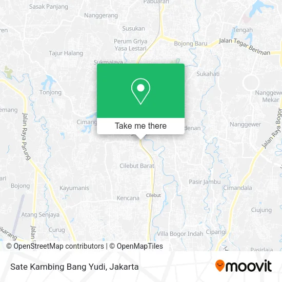 Sate Kambing Bang Yudi map