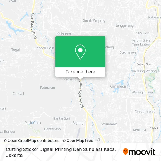Cutting Sticker Digital Printing Dan Sunblast Kaca map