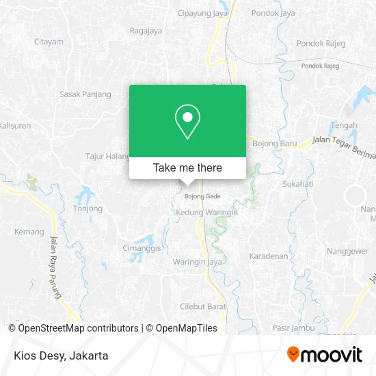 Kios Desy map