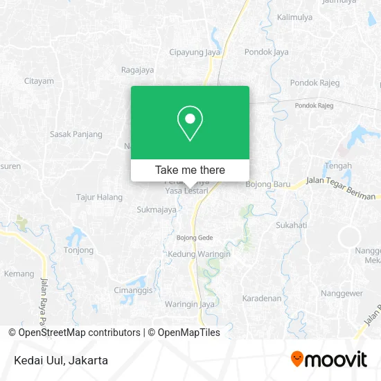 Kedai Uul map
