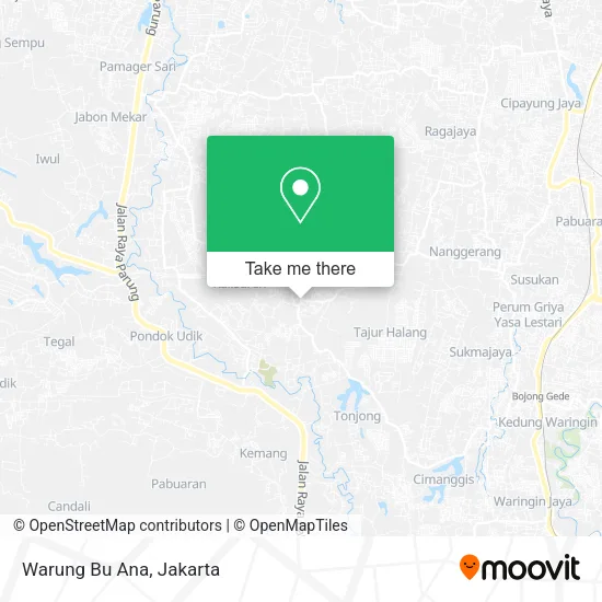 Warung Bu Ana map