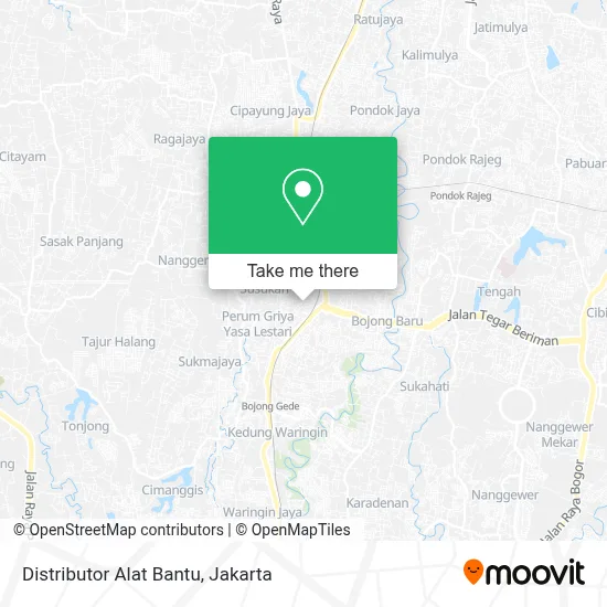 Distributor Alat Bantu map