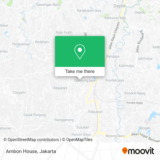 Ambon House map