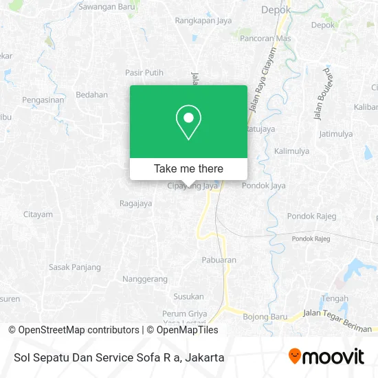 Sol Sepatu Dan Service Sofa R a map