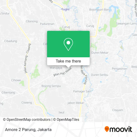 Amore 2 Parung map