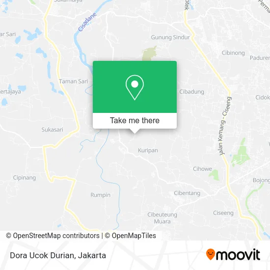 Dora Ucok Durian map