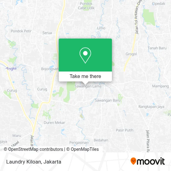Laundry Kiloan map