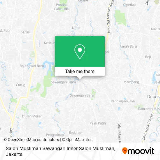 Salon Muslimah Sawangan Inner Salon Muslimah map