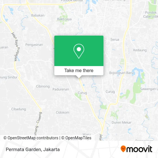 Permata Garden map