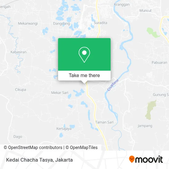 Kedai Chacha Tasya map