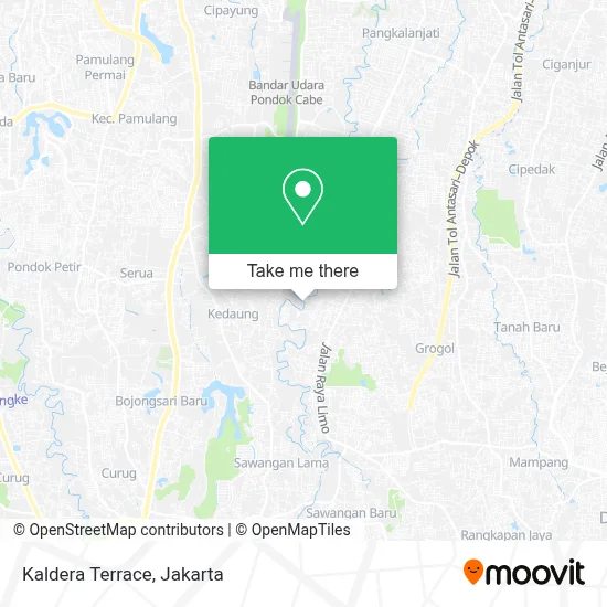 Kaldera Terrace map