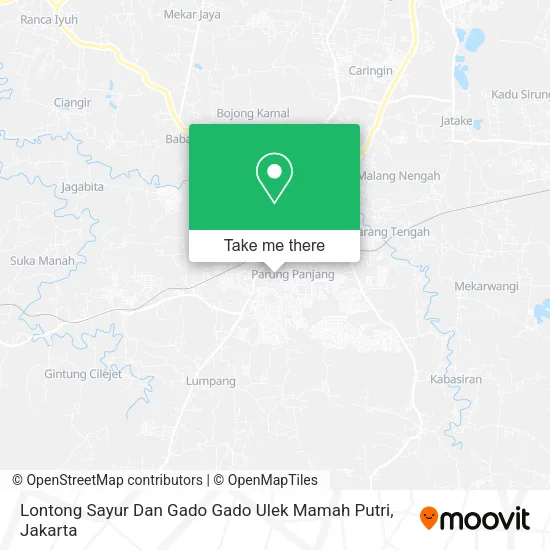 Lontong Sayur Dan Gado Gado Ulek Mamah Putri map