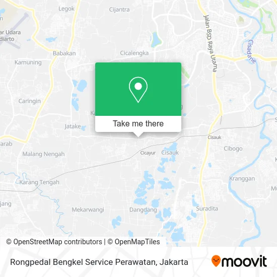 Rongpedal Bengkel Service Perawatan map