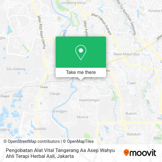 Pengobatan Alat Vital Tangerang Aa Asep Wahyu Ahli Terapi Herbal Asli map