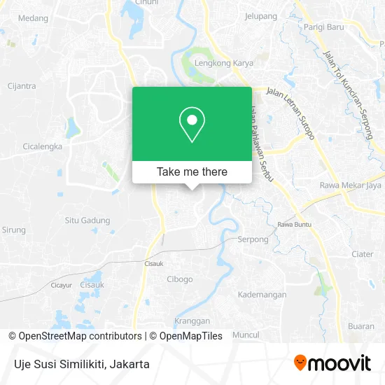 Uje Susi Similikiti map