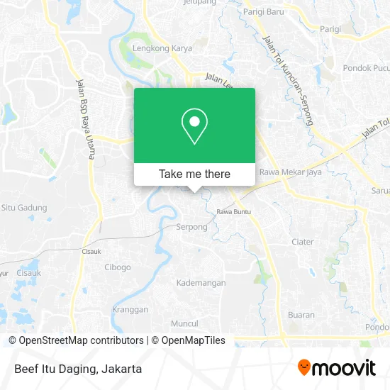 Beef Itu Daging map