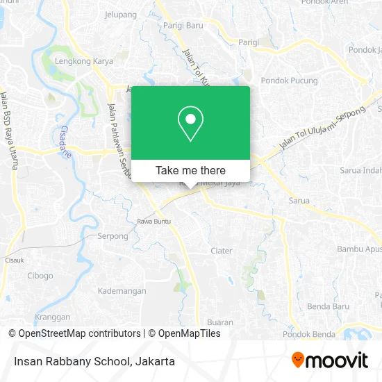 Insan Rabbany School map